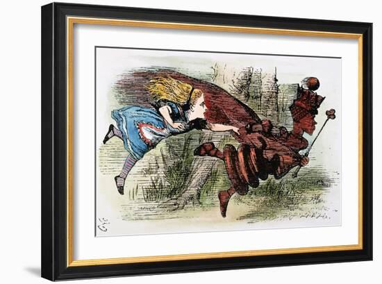 Looking Glass-John Tenniel-Framed Giclee Print