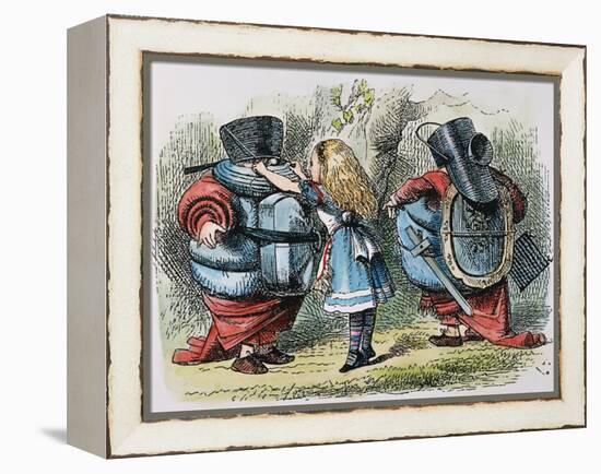 Looking Glass-John Tenniel-Framed Premier Image Canvas