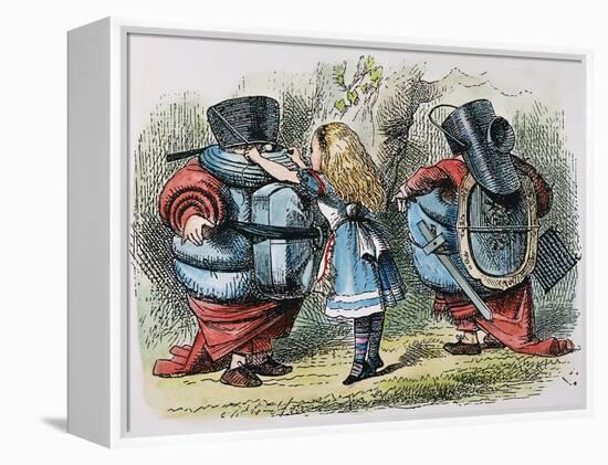 Looking Glass-John Tenniel-Framed Premier Image Canvas