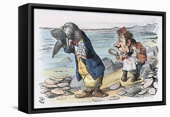 Looking Glass-John Tenniel-Framed Premier Image Canvas