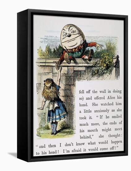 Looking Glass-John Tenniel-Framed Premier Image Canvas