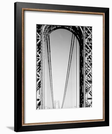 Looking Head on at Roadway of George Washington Bridge-Margaret Bourke-White-Framed Photographic Print