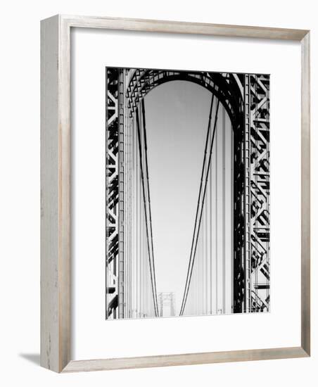 Looking Head on at Roadway of George Washington Bridge-Margaret Bourke-White-Framed Photographic Print