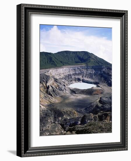 Looking into Poas Crate, Poas Volcano National Park, Costa Rica-Juan Manuel Borrero-Framed Photographic Print