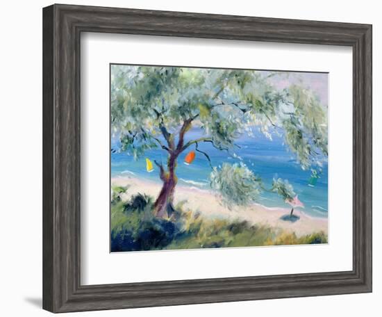 Looking on to a Beach-Anne Durham-Framed Giclee Print