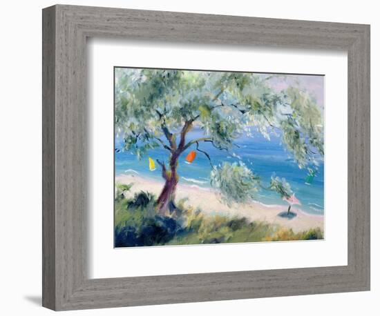 Looking on to a Beach-Anne Durham-Framed Giclee Print