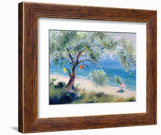 Looking on to a Beach-Anne Durham-Framed Giclee Print