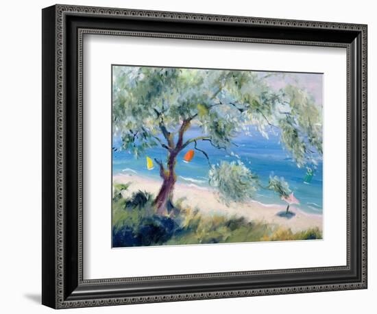 Looking on to a Beach-Anne Durham-Framed Giclee Print