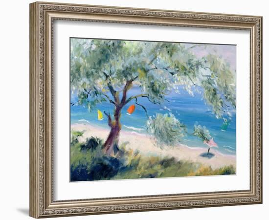 Looking on to a Beach-Anne Durham-Framed Giclee Print