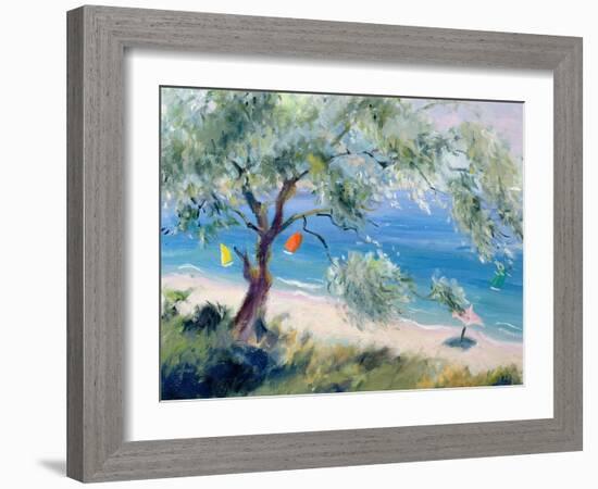 Looking on to a Beach-Anne Durham-Framed Giclee Print