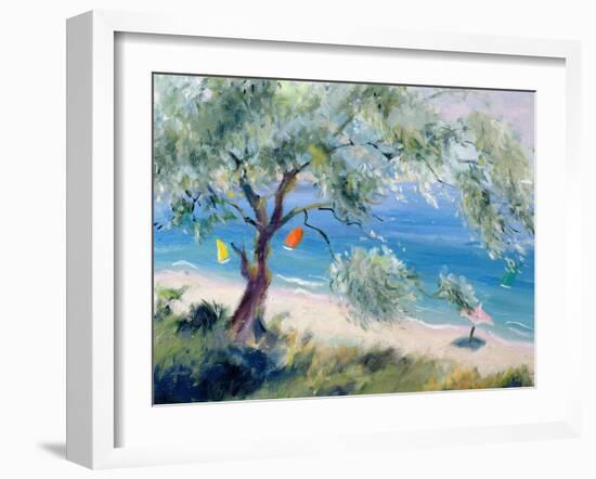 Looking on to a Beach-Anne Durham-Framed Giclee Print