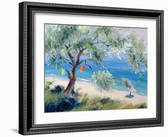 Looking on to a Beach-Anne Durham-Framed Giclee Print