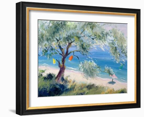 Looking on to a Beach-Anne Durham-Framed Giclee Print