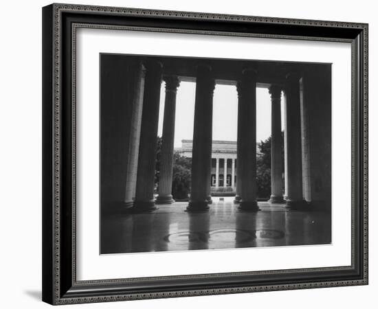 Looking Out into the Courtyard of Havana University-Joe Scherschel-Framed Photographic Print