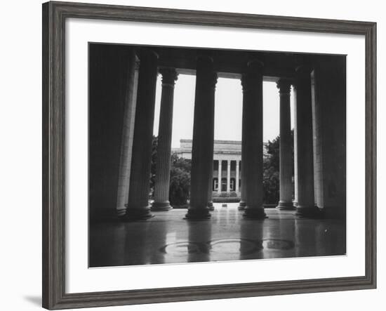 Looking Out into the Courtyard of Havana University-Joe Scherschel-Framed Photographic Print