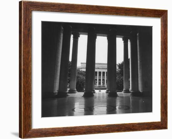 Looking Out into the Courtyard of Havana University-Joe Scherschel-Framed Photographic Print