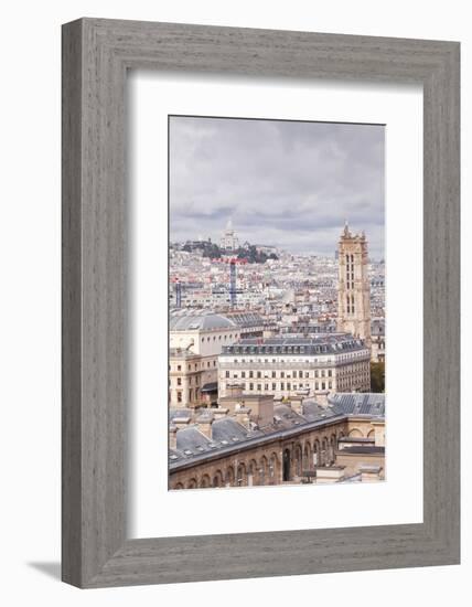 Looking Out over the Rooftops of Paris, France, Europe-Julian Elliott-Framed Photographic Print