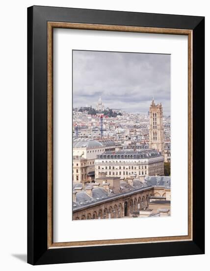 Looking Out over the Rooftops of Paris, France, Europe-Julian Elliott-Framed Photographic Print