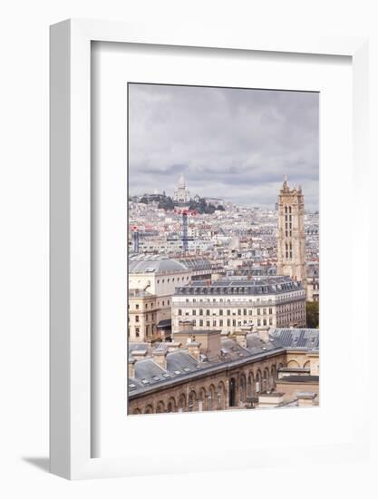 Looking Out over the Rooftops of Paris, France, Europe-Julian Elliott-Framed Photographic Print