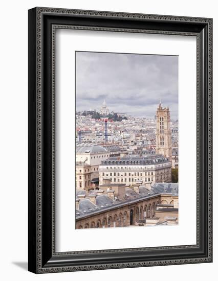 Looking Out over the Rooftops of Paris, France, Europe-Julian Elliott-Framed Photographic Print