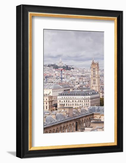 Looking Out over the Rooftops of Paris, France, Europe-Julian Elliott-Framed Photographic Print