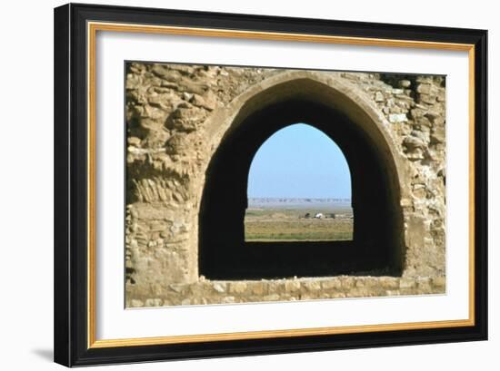 Looking Out Through an Arch, Fortress of Al Ukhaidir, Iraq, 1977-Vivienne Sharp-Framed Photographic Print