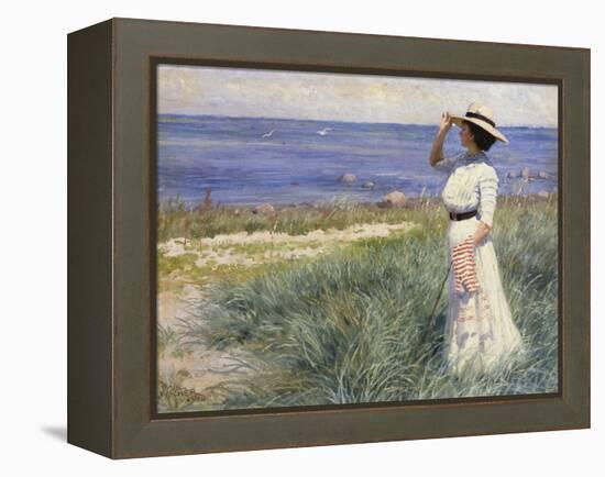 Looking Out to Sea, 1910-Paul Fischer-Framed Premier Image Canvas