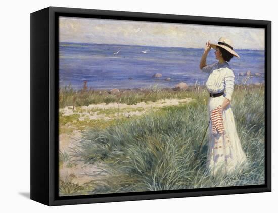 Looking Out to Sea, 1910-Paul Fischer-Framed Premier Image Canvas