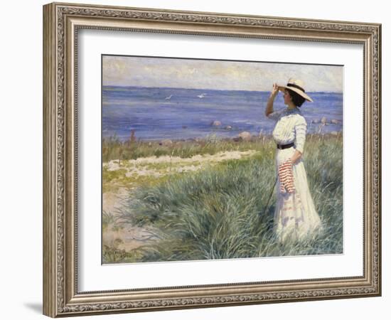 Looking Out to Sea, 1910-Paul Fischer-Framed Giclee Print