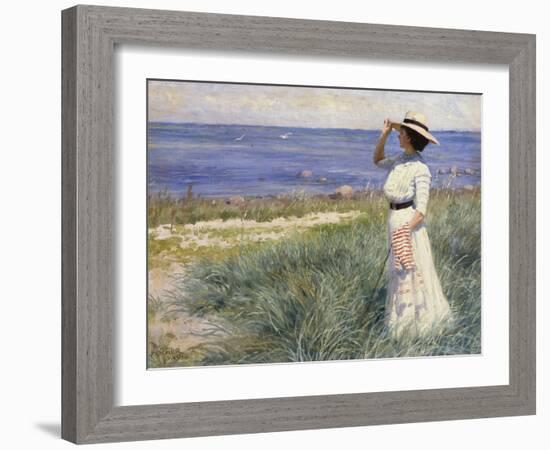 Looking Out to Sea, 1910-Paul Fischer-Framed Giclee Print