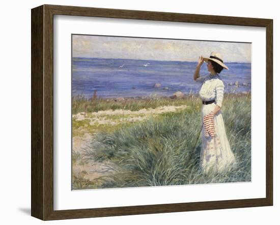 Looking Out to Sea, 1910-Paul Fischer-Framed Giclee Print