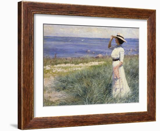 Looking Out to Sea, 1910-Paul Fischer-Framed Giclee Print