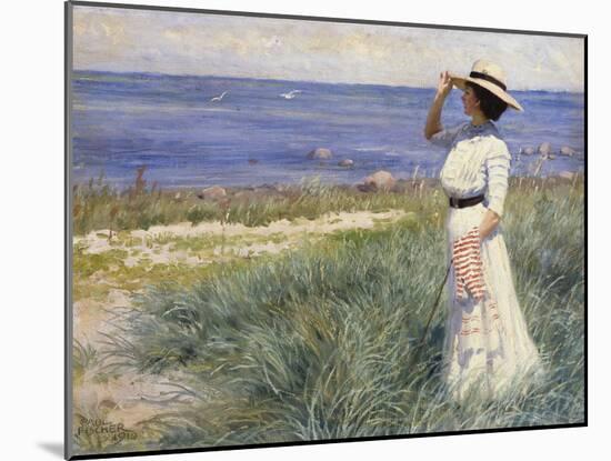 Looking Out to Sea, 1910-Paul Fischer-Mounted Giclee Print