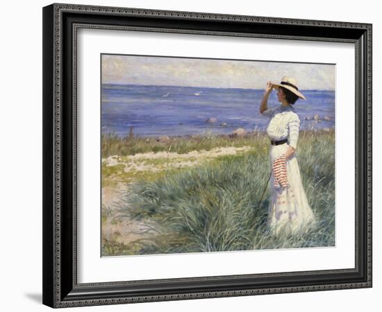 Looking Out to Sea, 1910-Paul Fischer-Framed Giclee Print