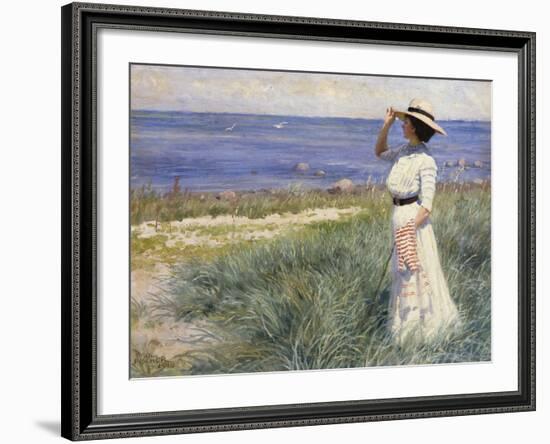 Looking Out to Sea, 1910-Paul Fischer-Framed Giclee Print