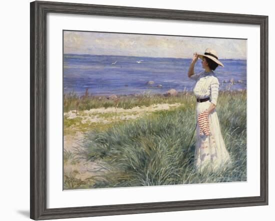 Looking Out to Sea, 1910-Paul Fischer-Framed Giclee Print