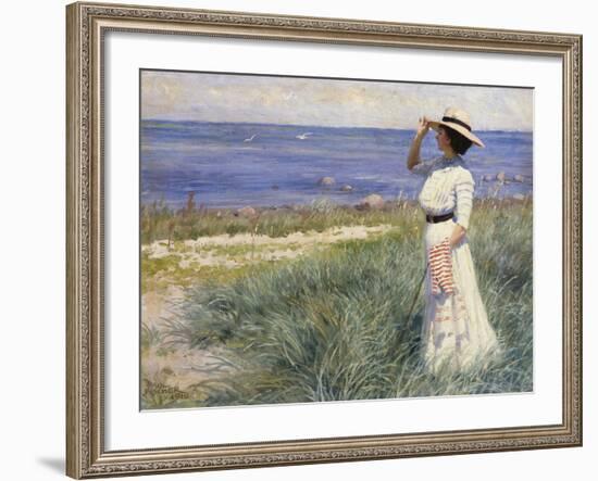 Looking Out to Sea, 1910-Paul Fischer-Framed Giclee Print