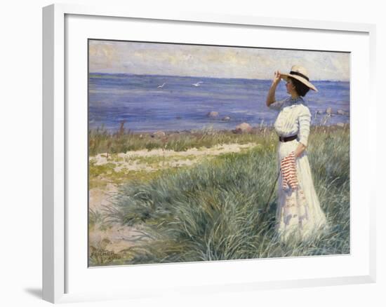 Looking Out to Sea, 1910-Paul Fischer-Framed Giclee Print