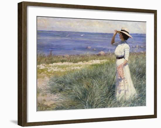 Looking Out to Sea, 1910-Paul Fischer-Framed Giclee Print