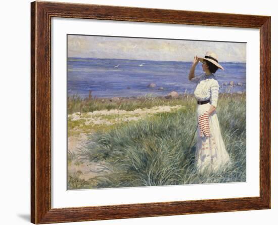 Looking Out to Sea, 1910-Paul Fischer-Framed Giclee Print