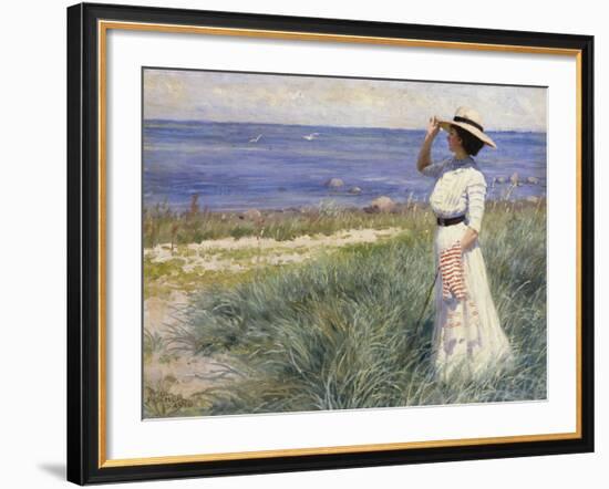 Looking Out to Sea, 1910-Paul Fischer-Framed Giclee Print