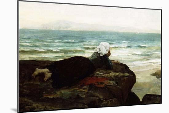 Looking Out to Sea-Jules Breton-Mounted Giclee Print