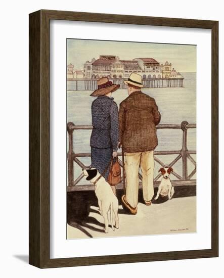 Looking Out to Sea-Gillian Lawson-Framed Giclee Print