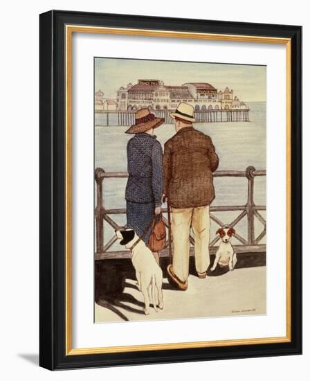 Looking Out to Sea-Gillian Lawson-Framed Giclee Print