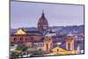 Looking over the Rooftops of Rome, Lazio, Italy, Europe-Julian Elliott-Mounted Photographic Print