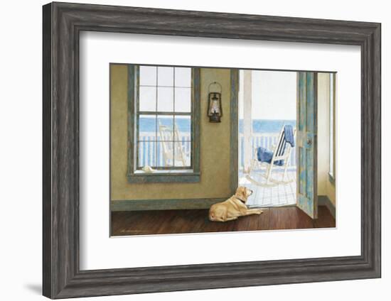 Looking Over the Sea-Zhen-Huan Lu-Framed Giclee Print