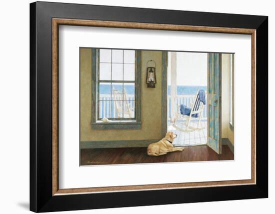 Looking Over the Sea-Zhen-Huan Lu-Framed Giclee Print