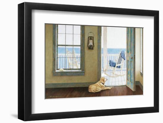 Looking Over the Sea-Zhen-Huan Lu-Framed Giclee Print