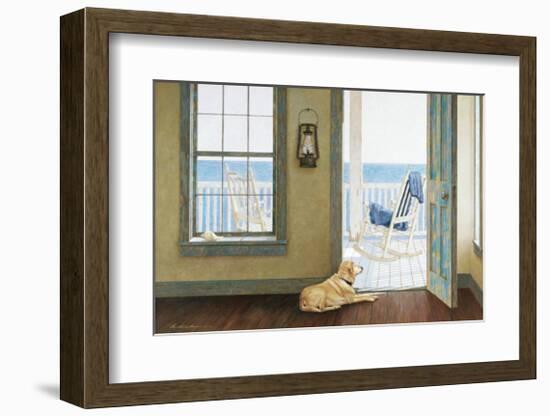 Looking Over the Sea-Zhen-Huan Lu-Framed Giclee Print