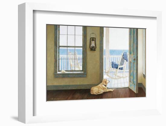 Looking Over the Sea-Zhen-Huan Lu-Framed Giclee Print